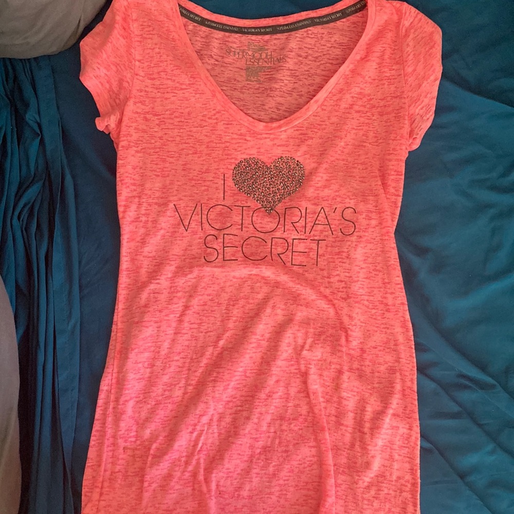 Victoria secret, short sleeve top, a bit see thru.